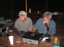 N4HWK logging &amp; KG4RTA working phone.