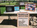The Information Table greeted guests to our Field Day site.