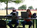 Clayton Knapp - KA9CPB and Kari Jackson - KE5DCC operate the SSB Station.