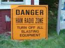 Sign at Framingham Amateur Radio Assocation Field Day
