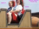 Rebecca and Mom taking off on Powder Keg at Silver Dollar Ciy the day before IARU 2005