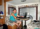 Kelly Hard at Work, KR4FK