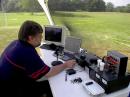 John Zabriskie, W1JPZ, did a great job setting up and operating the APRS/satellite station in the VHF/UHF tent.