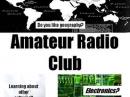 Raytown South Amateur Radio Club flyers distributed in the school hallways and science classes.