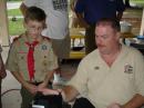 MFDXA President Tony N2MFT with Ian of Troop 61 Valrico FL on the HF station