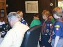 Members of Pack 1313 (Wilmington, DE) and Pack 55 (West Chester, PA) at the W3S 40 Meter Station With Al K3WGR