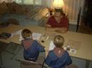 Members of Pack 55 (West Chester, PA) Building Their Cricket Kits With Joe N2CX