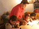 Members of Pack 260 (Glen Mills, PA) Building Their Cricket Kits
