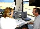 DENN - WH7CO and Bob M. - KH7FX making 20M field day contacts with a terrific view of the Pacific ocean.