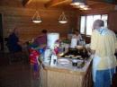 'Rustic' cabin dining