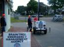 Field Day Crew setting up Generator Tower
Director Bob Deputy Ed &amp; Deputy Tom