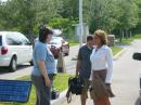 Lorna Brown KB7GAT, and the Fox TV reporter and camera man