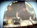 Evan &amp; Jim workin' 'em in the fone tent.