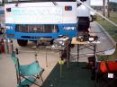 Operations, set up in front of the MCP (Moble Command Post).