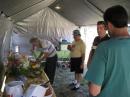 The Food Tent Before the Hordes Descended