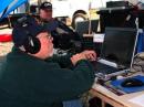 In the background, John N7AAM takes a rest from 40 m. contact-chaos while Jerry K7VIT makes some 20 m. CW QSO's. Our group had a challenging and fun Field Day effort.