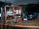 Operator view (minus the laptop) inside the W1AUV van.