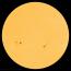 Sunspots AR3181, 82 and 84 all pose a threat for X-class solar flares. [Photo courtesy of NASA SDO/HMI]