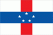 The flag of the Netherlands Antilles