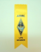ARRL :: Exhibit Supplies :: ARRL Life Member Ribbon (set of 25)