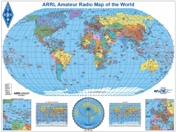 ARRL Amateur Radio Map of the World (Robinson)