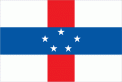 The flag of the Netherlands Antilles