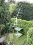 6 el. DK7ZB Yagi (10.15dBd) temporary setup on tripod in the backyard