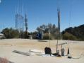 radios setup on Mt. Disappointment, the background is goverment towers
