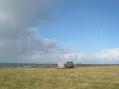 6 el 80m Phased Array (looking NW)- GM3PPG
