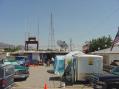 Parking lot of K5WPH.  Southern Baptist Convention Disaster Relief Kitchen "co-laboring" along side members of K5WPH.  Both are "co-operating" in case both are needed during a disaster in the surrounding communities.