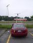 This is my setup from the park and ride parking lot off of the service road of Sunrise Highway in Patchogue.  The Two Meter beam is in an umbrella stand while the Six Meter beam is on a tripod on top of the car roof.