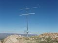 The antenna atop Rocky Point at 8200' MSL.