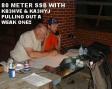 Lee and I working my 2 Feild Day 2003