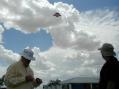 W5AJ and K5RS flying a Kite