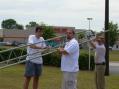 (left to right) KC4YNZ, KI4MJO, and KB4TIW assembling the club's tri-bander Yagi