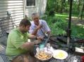 AA8MC and AA8HH making contacts on 40 SSB.