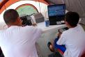Father and son operating CW on 40M from a tent. It doesnt get any better.