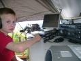 Andrew McGinnis, KE7OKE at the controls