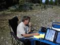 Here is Karl Hess WF5A making QRP SSB contacts.