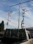 Head ache rack mouting system. Pinned masts for eay take down