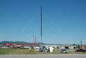 40 meter bi-square and G5RV held up by 103 foot crane!