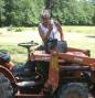 WB9FOL, FT817 &amp; whip, and the trusty Kubota 7100!
