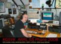 Steve at the helm of his station KG5VK