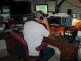 Ted, KN5O, pulling stations "out of the mud" Friday night
