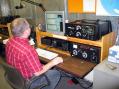 George, ABØRX operating the station