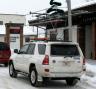 I start most of my January roves with a picture in front of the Hillsboro, WI bank.  23 degrees warmer than last year!