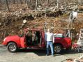Terry <b>W8ZN</b> at home with rover mobile