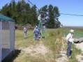 Setting up the Spider Beam for the CW station.