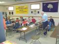 Steve Kelly - WB4QNI, demonstrating Morse Code and different styles of paddles.
