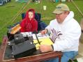 Air Force generator used during Field Day is rated 4000 watts. It's started by an old hand crank.